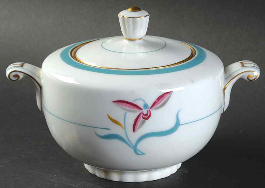 Allegro Sugar Bowl & Lid by Narumi-1