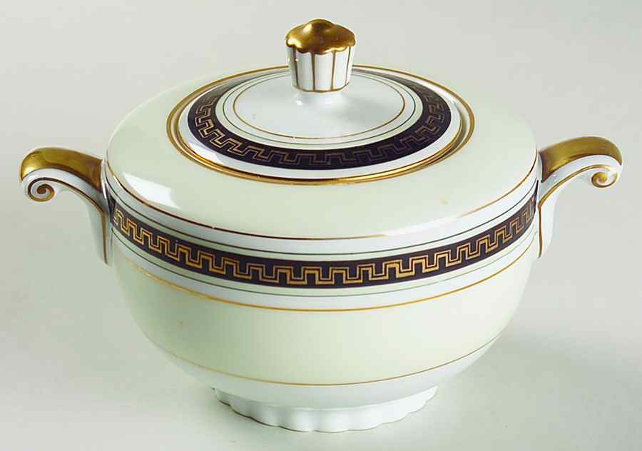 Black Stone Sugar Bowl & Lid by Narumi-1