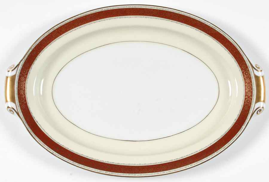 Corona 17" Oval Serving Platter by Narumi-1