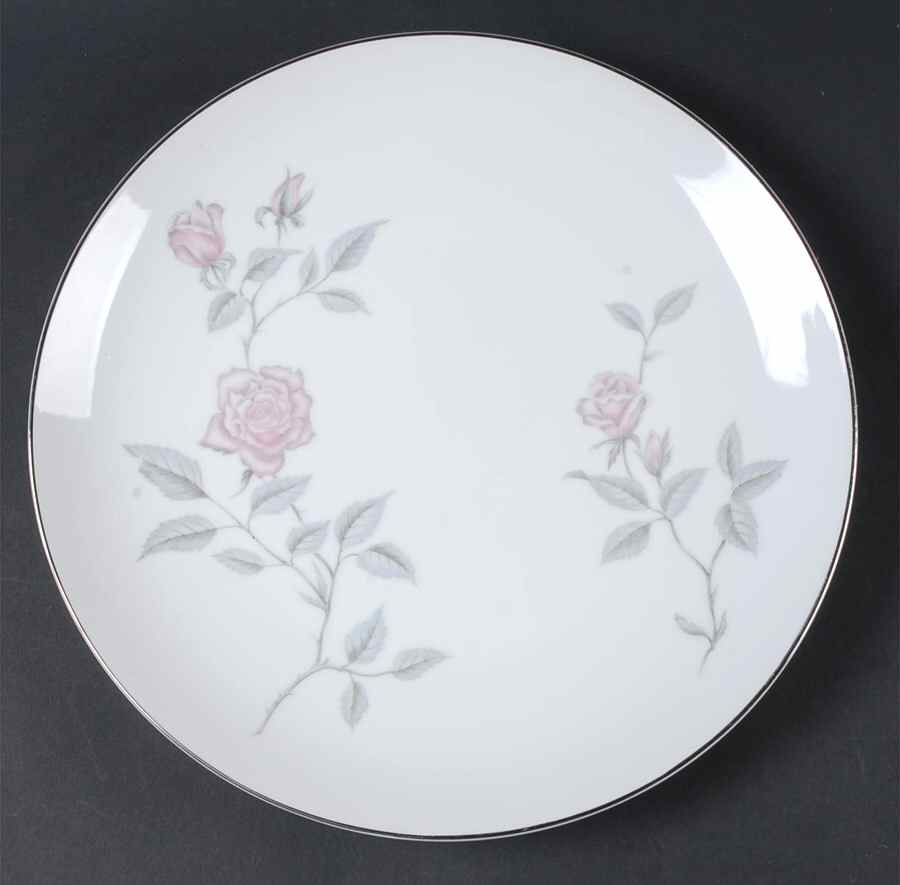 Dawn Rose 11" Chop Plate (Round Platter) by Narumi-1