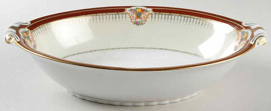 Empress 10" Oval Vegetable Bowl by Narumi-1