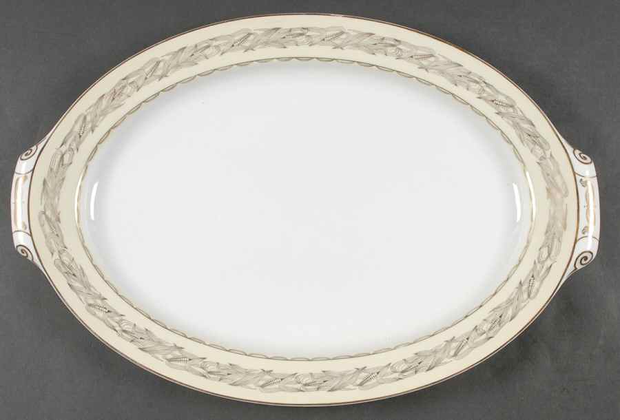 Golden Bantam 17" Oval Serving Platter by Narumi-1