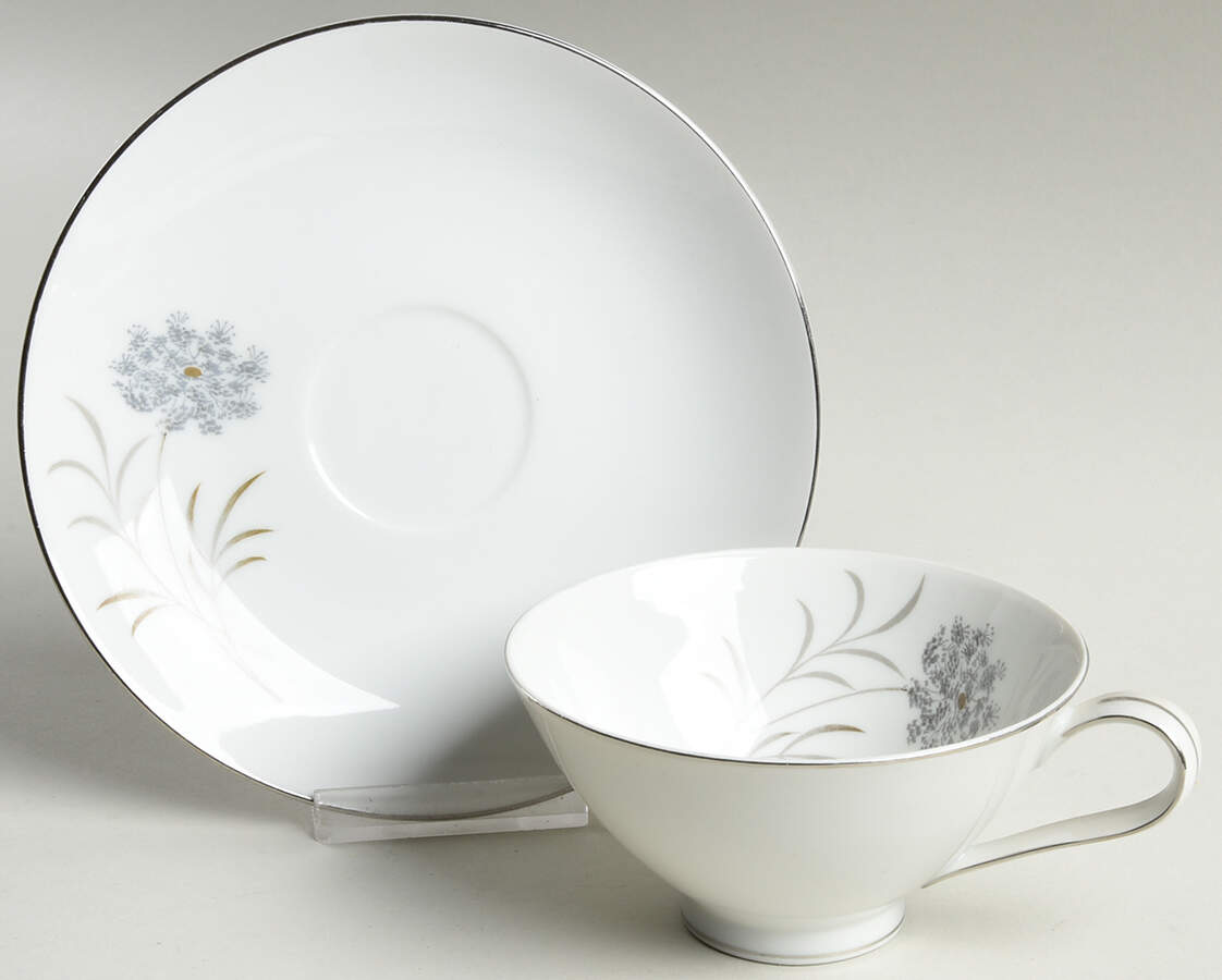Harriet Footed Cup & Saucer Set by Narumi-1
