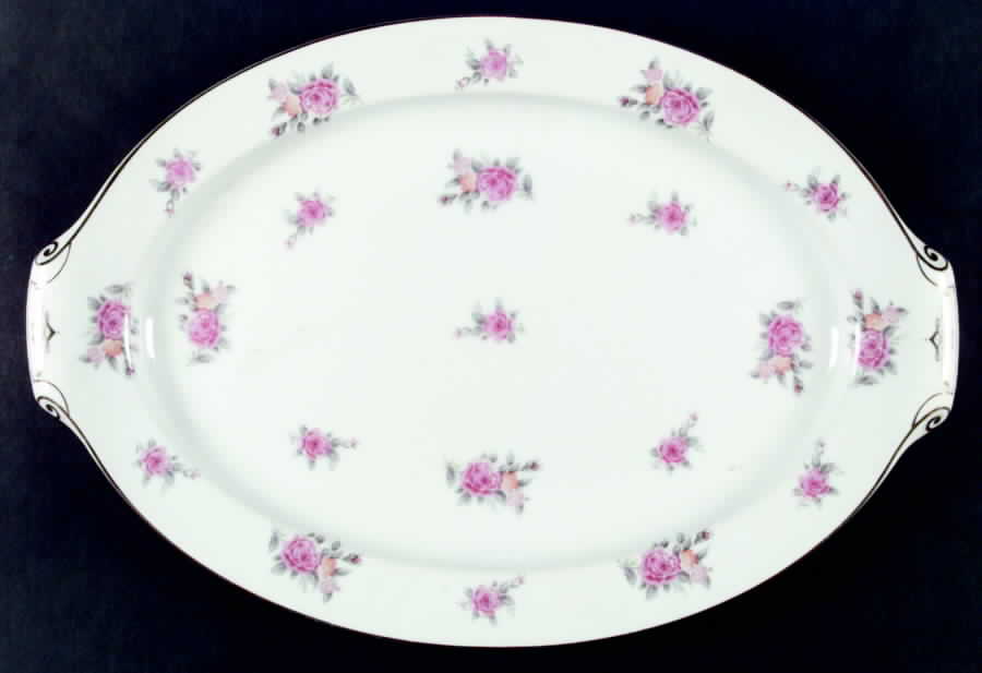 Hinsdale 12" Oval Serving Platter by Narumi-1
