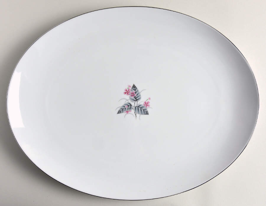 Lyric 16" Oval Serving Platter by Narumi-1