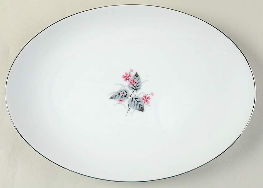 Lyric 12" Oval Serving Platter by Narumi-1