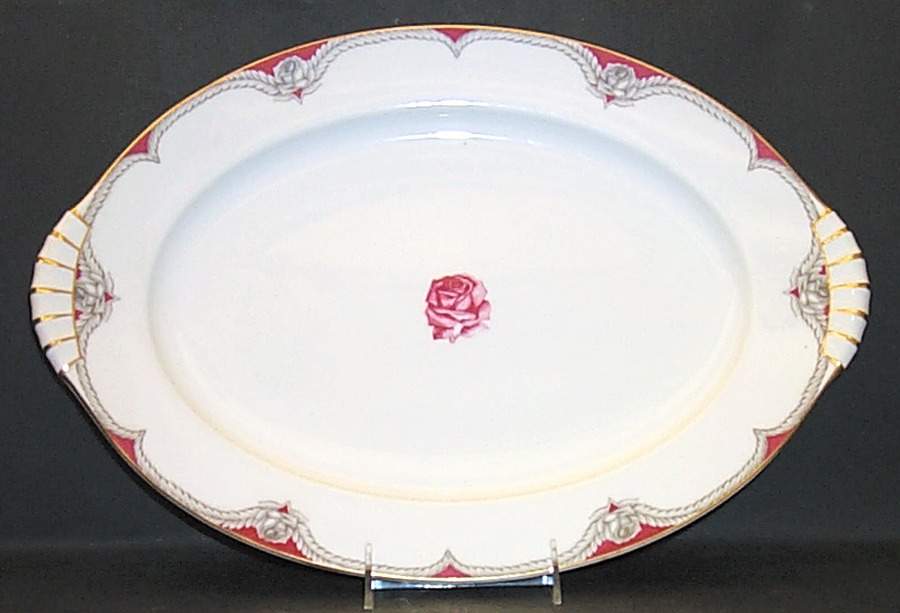 Victory 17" Oval Serving Platter by Narumi-1