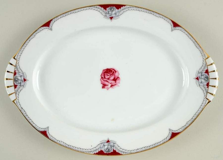 Victory 12" Oval Serving Platter by Narumi-1