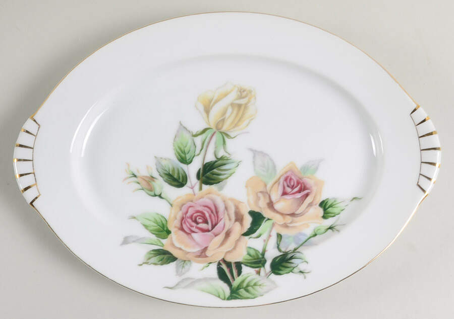 NAR11 12" Oval Serving Platter by Narumi-1