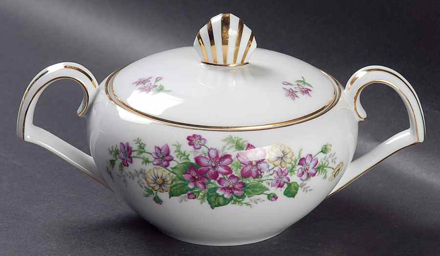 NAR12 Sugar Bowl & Lid by Narumi-1