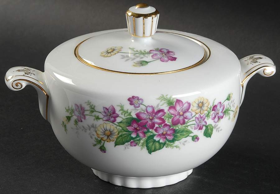 NAR12 Sugar Bowl & Lid by Narumi-1