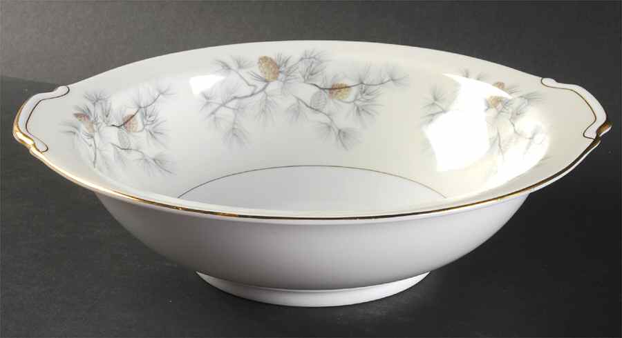 Olympia (Pine Cones) 10" Round Vegetable Bowl by Narumi-1