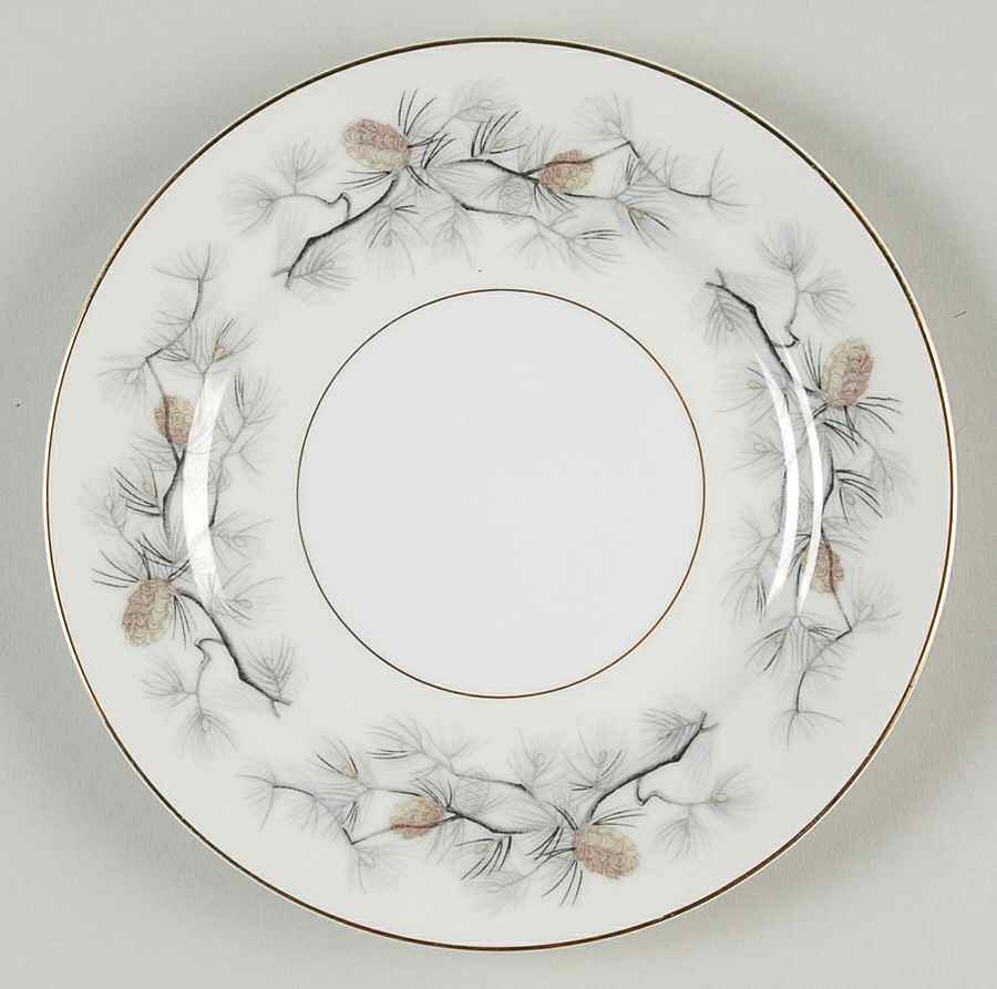 Olympia (Pine Cones) Bread & Butter Plate by Narumi-1
