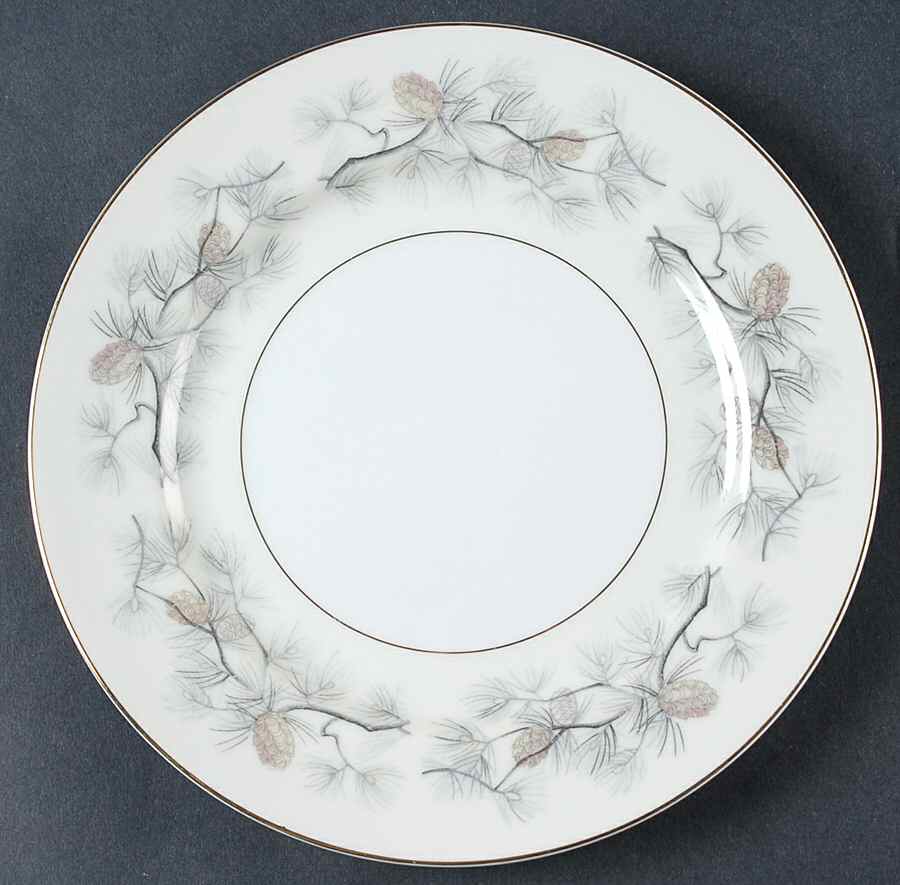 Olympia (Pine Cones) Salad Plate by Narumi-1