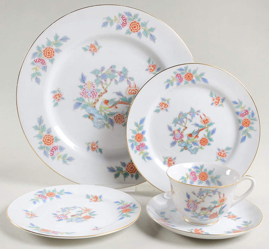 Oriental Garden 5 Piece Place Setting by Narumi-1