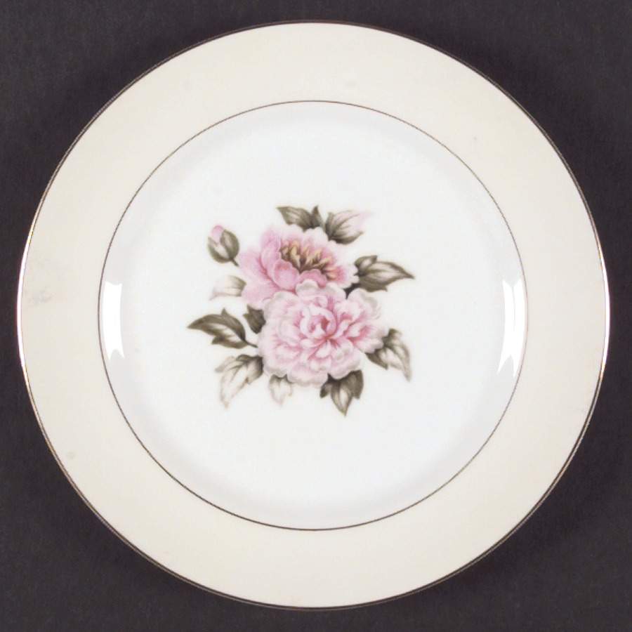 Peony Garden Salad Plate by Narumi-1