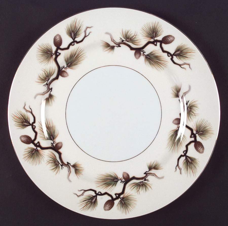 Pinecone Dinner Plate by Narumi-1