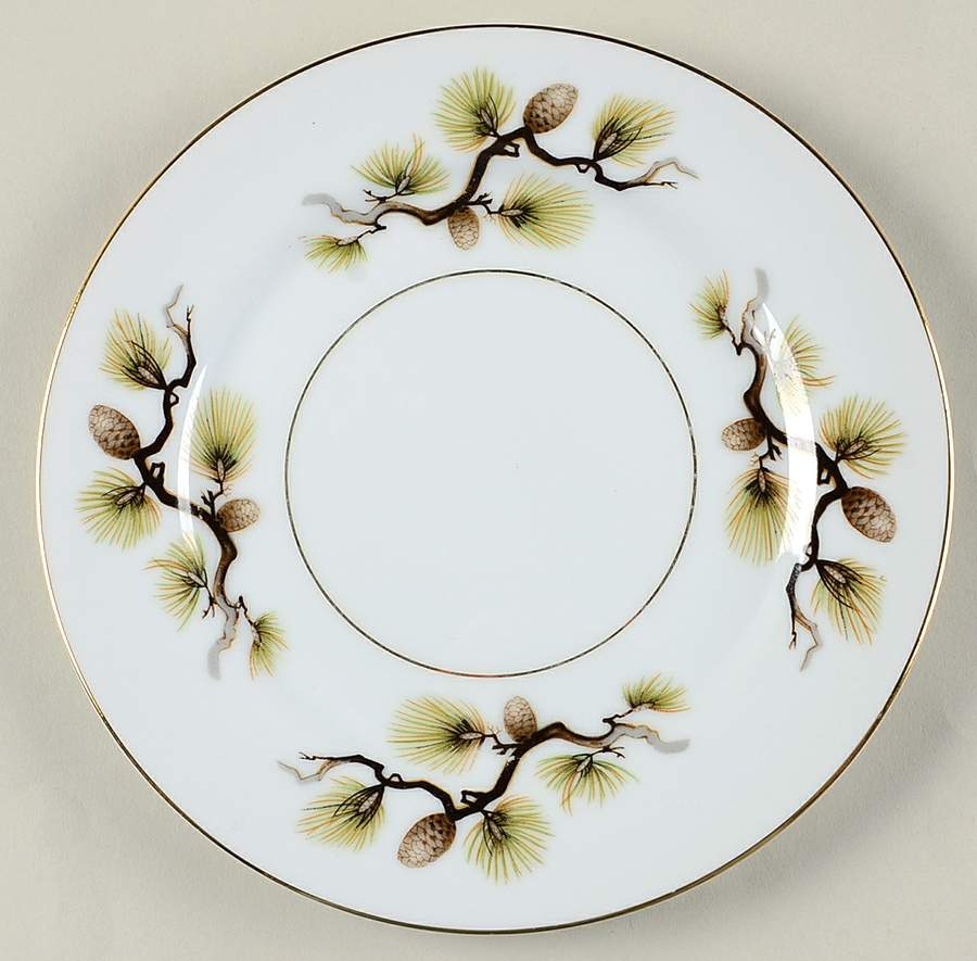 Pinecone Salad Plate by Narumi-1