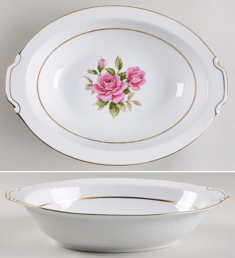 Sharon 11" Oval Vegetable Bowl by Narumi-1