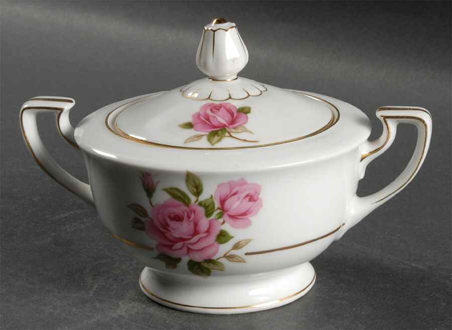 Sharon Sugar Bowl & Lid by Narumi-1