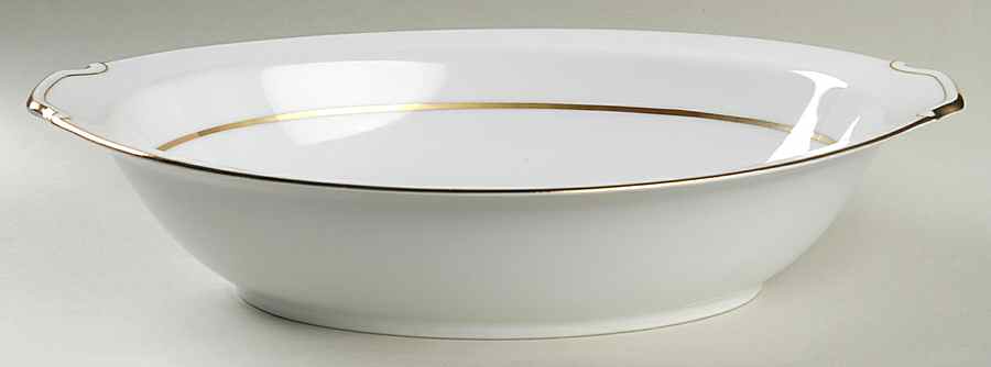 Sharon 10" Oval Vegetable Bowl by Narumi-1