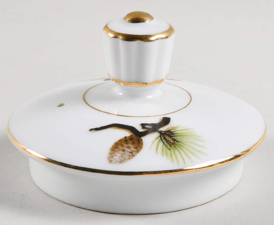 Shasta Pine White Lid for Teapot by Narumi-1