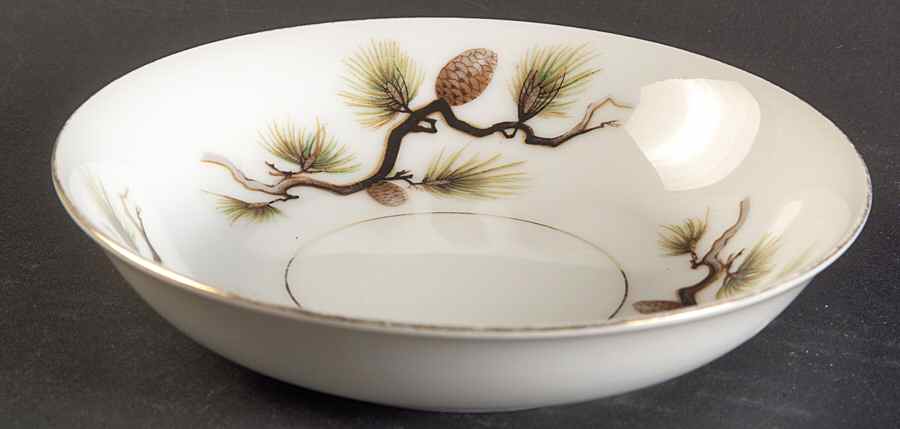 Shasta Pine White Fruit/Dessert (Sauce) Bowl by Narumi-1