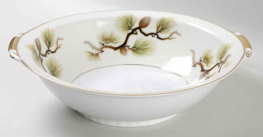 Shasta Pine White 10" Round Vegetable Bowl by Narumi-1