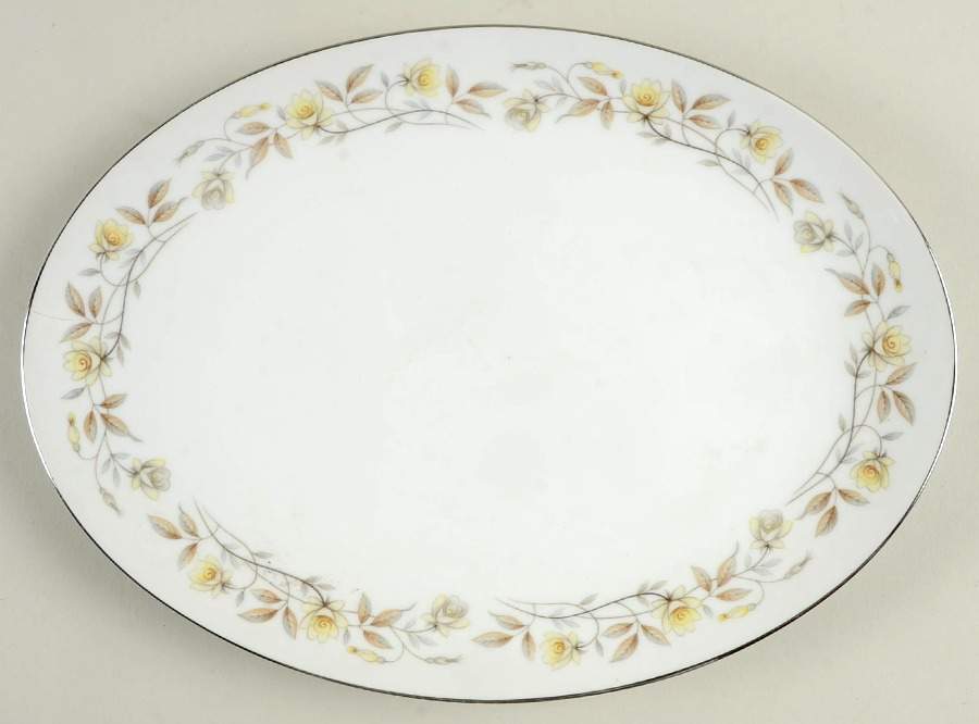 Sonata (No #) 12" Oval Serving Platter by Narumi-1