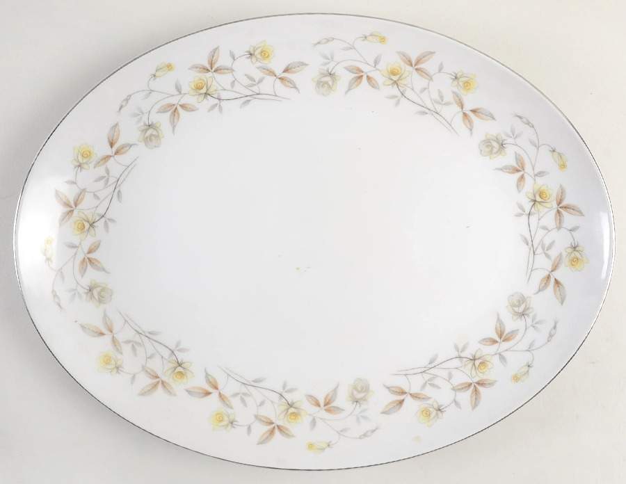 Sonata (No #) 14" Oval Serving Platter by Narumi-1