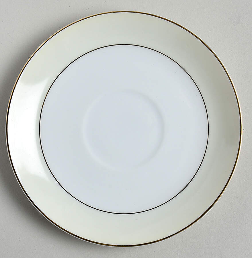 White Rose Saucer for Footed Cup by Narumi-1