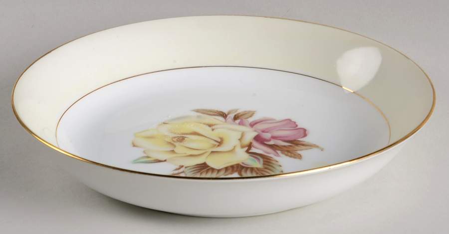 Yellow Rose Coupe Soup Bowl by Narumi-1