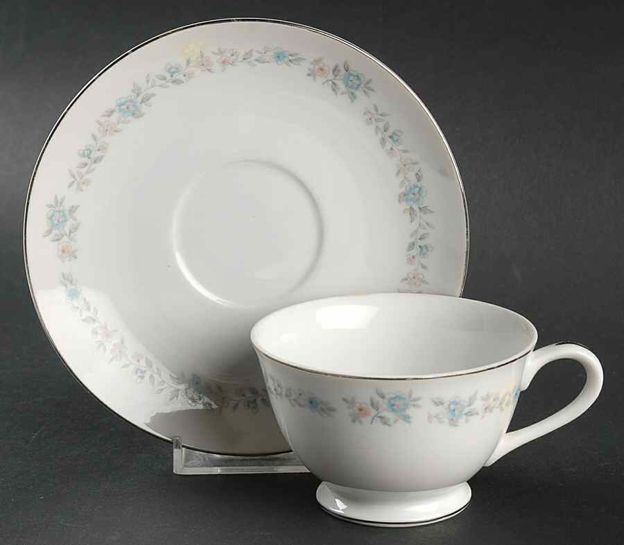 Belmont Footed Cup & Saucer Set by Nasco (Japan)-1