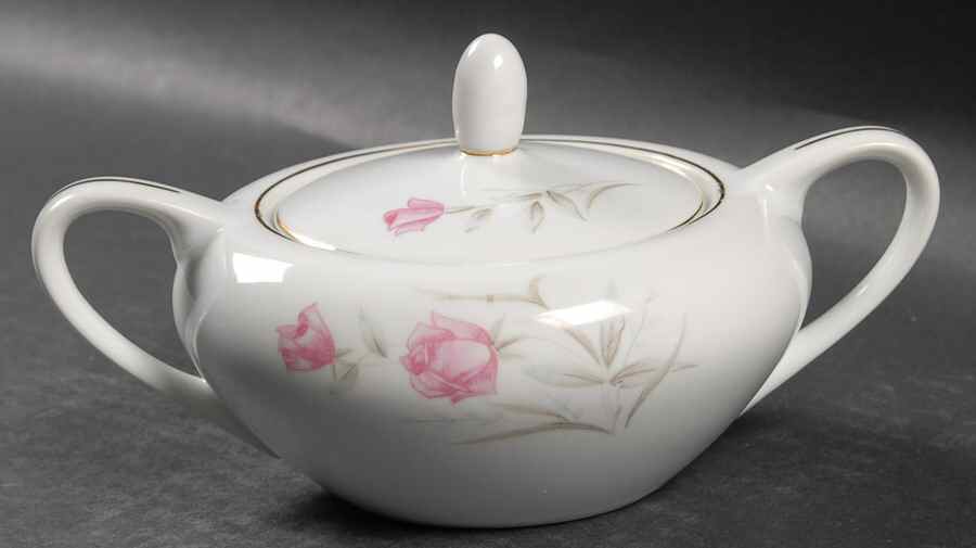 Brentwood Sugar Bowl & Lid by Nasco (Japan)-1