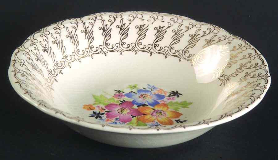 Canterbury Gold Fruit/Dessert (Sauce) Bowl by Nasco (Japan)-1