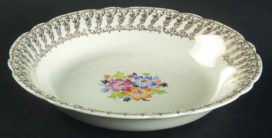 Canterbury Gold Coupe Soup Bowl by Nasco (Japan)-1