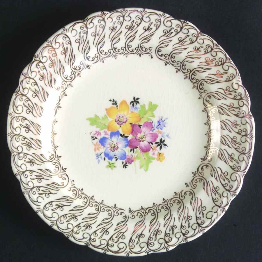 Canterbury Gold Bread & Butter Plate by Nasco (Japan)-1