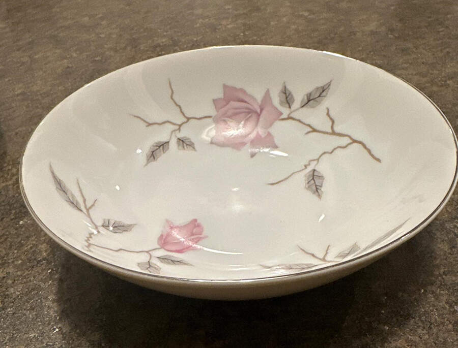 Dawn Rose Coupe Cereal Bowl by Nasco (Japan)-1