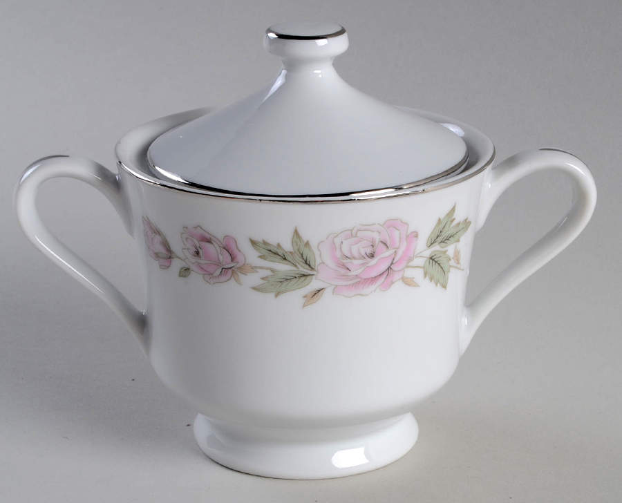 Dauphine Sugar Bowl & Lid by Nasco (Japan)-1