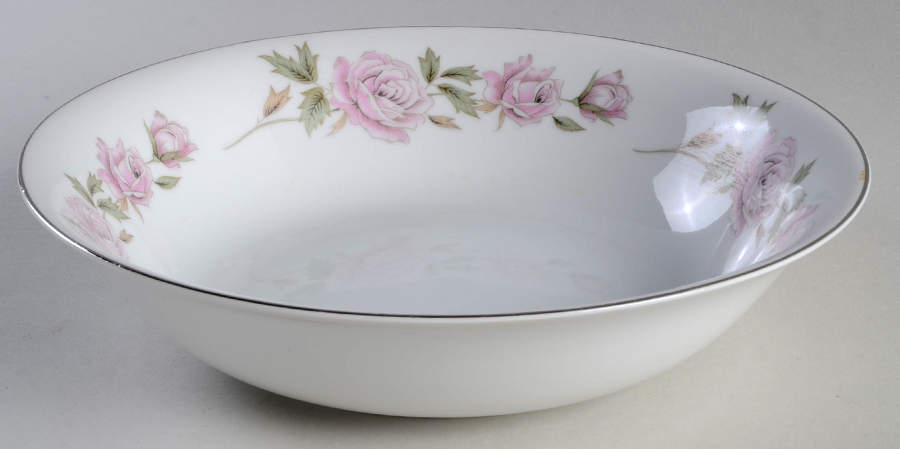 Dauphine 9" Round Vegetable Bowl by Nasco (Japan)-1