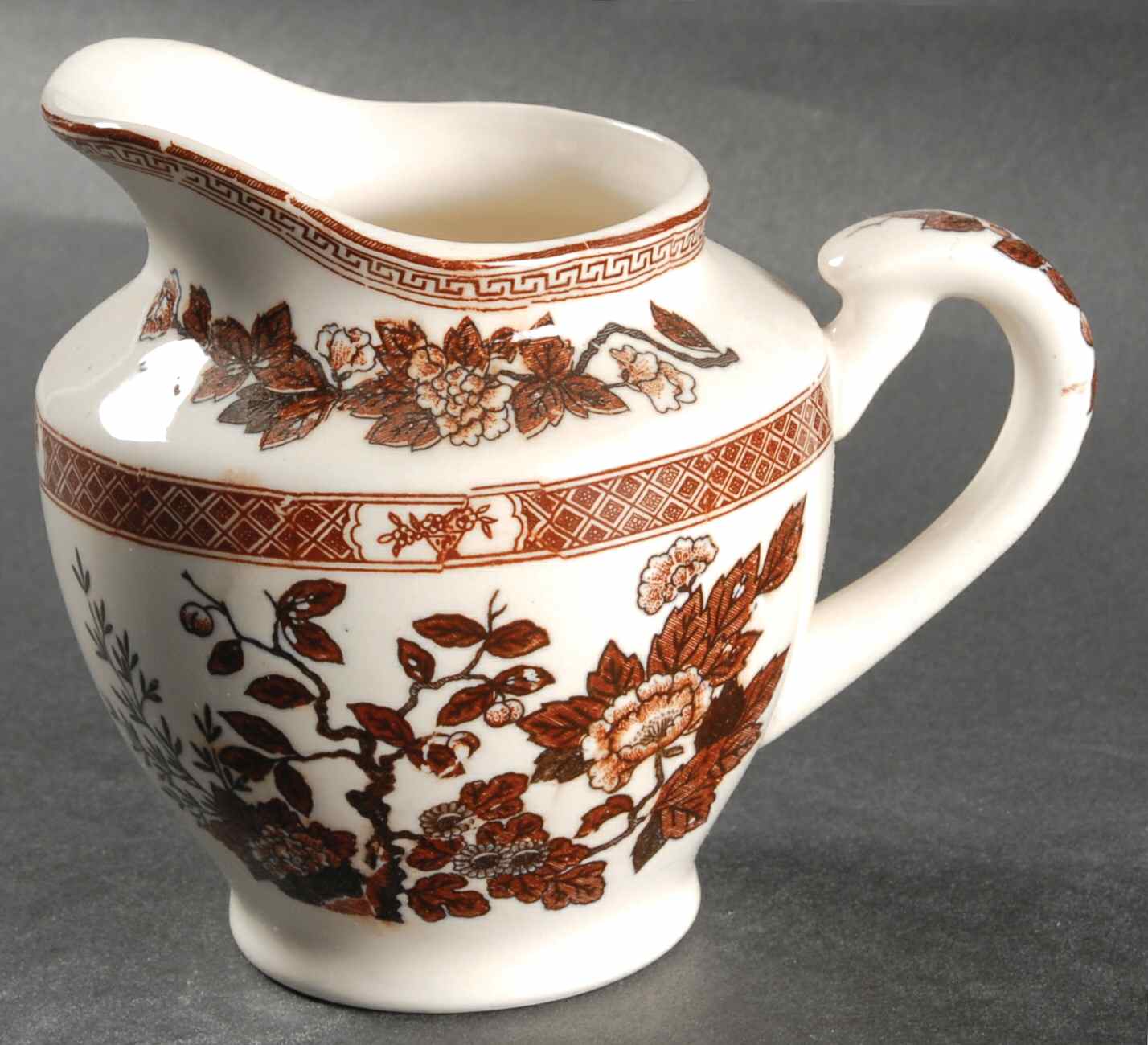 Indian Tree Brown (Japan) Creamer by Nasco (Japan)-1