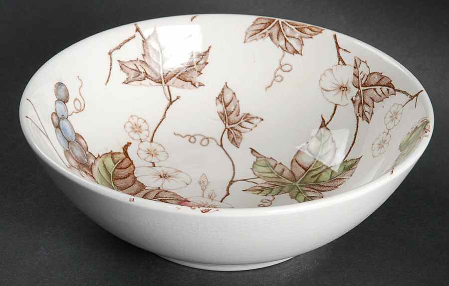 Morning Glory Coupe Cereal Bowl by Nasco (Japan)-1