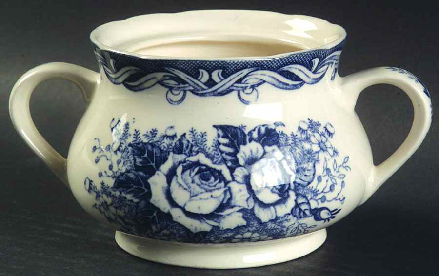 Old Vienna Sugar Bowl No Lid by Nasco (Japan)-1