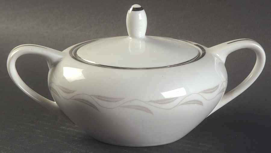 Paris Night Sugar Bowl & Lid by Nasco (Japan)-1