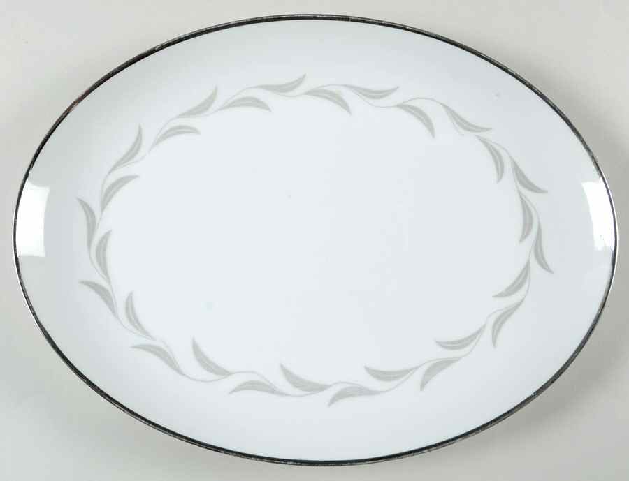 Paris Night 12" Oval Serving Platter by Nasco (Japan)-1