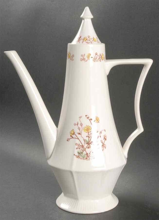 Prairie Flower Coffee Pot & Lid by Nasco (Japan)-1