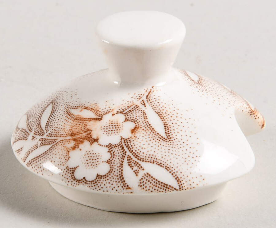 Rose Arbor Brown Multicolor Lid for Jam/Jelly by Nasco (Japan)-1
