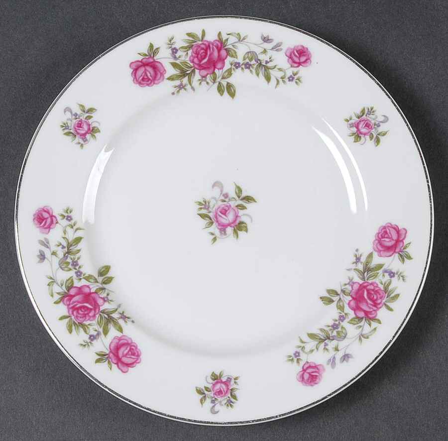Rose Ann Bread & Butter Plate by Nasco (Japan)-1