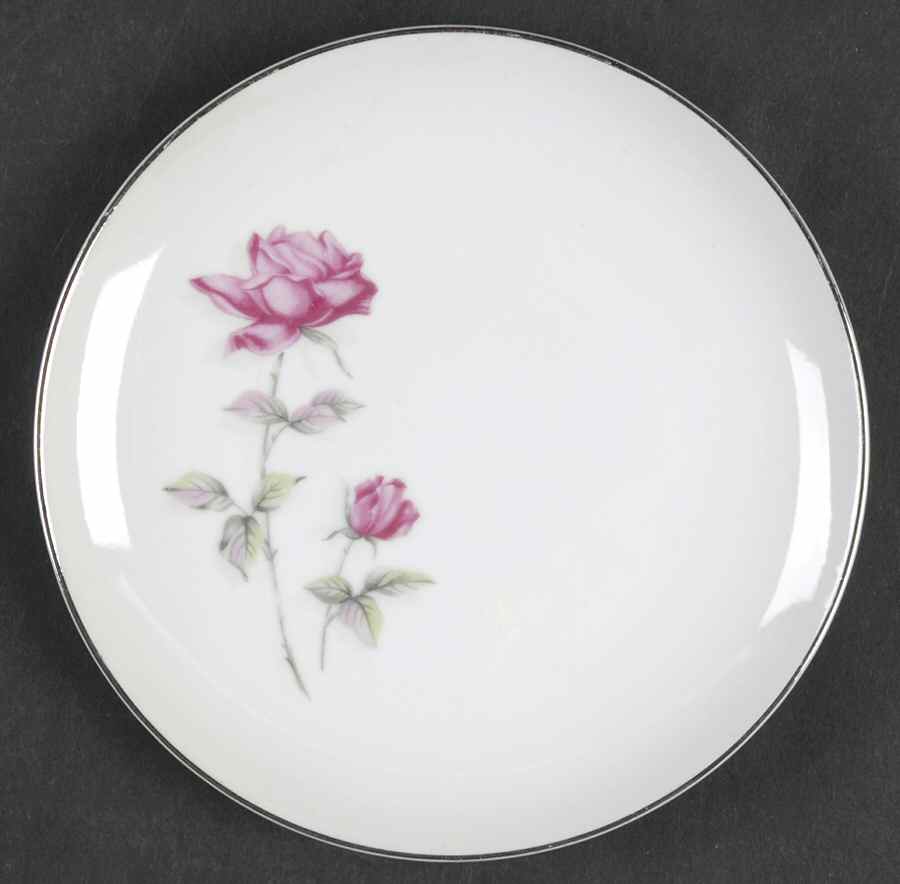 Rose Bramble Bread & Butter Plate by Nasco (Japan)-1