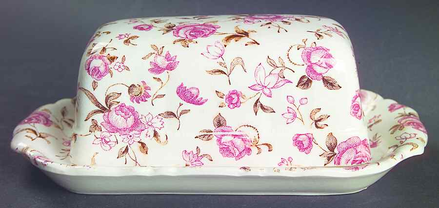 Rose Garden 1/4 Lb Covered Butter by Nasco (Japan)-1